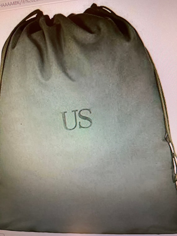 Genuine US Military Laundry bag Army surplus barracks… Gem