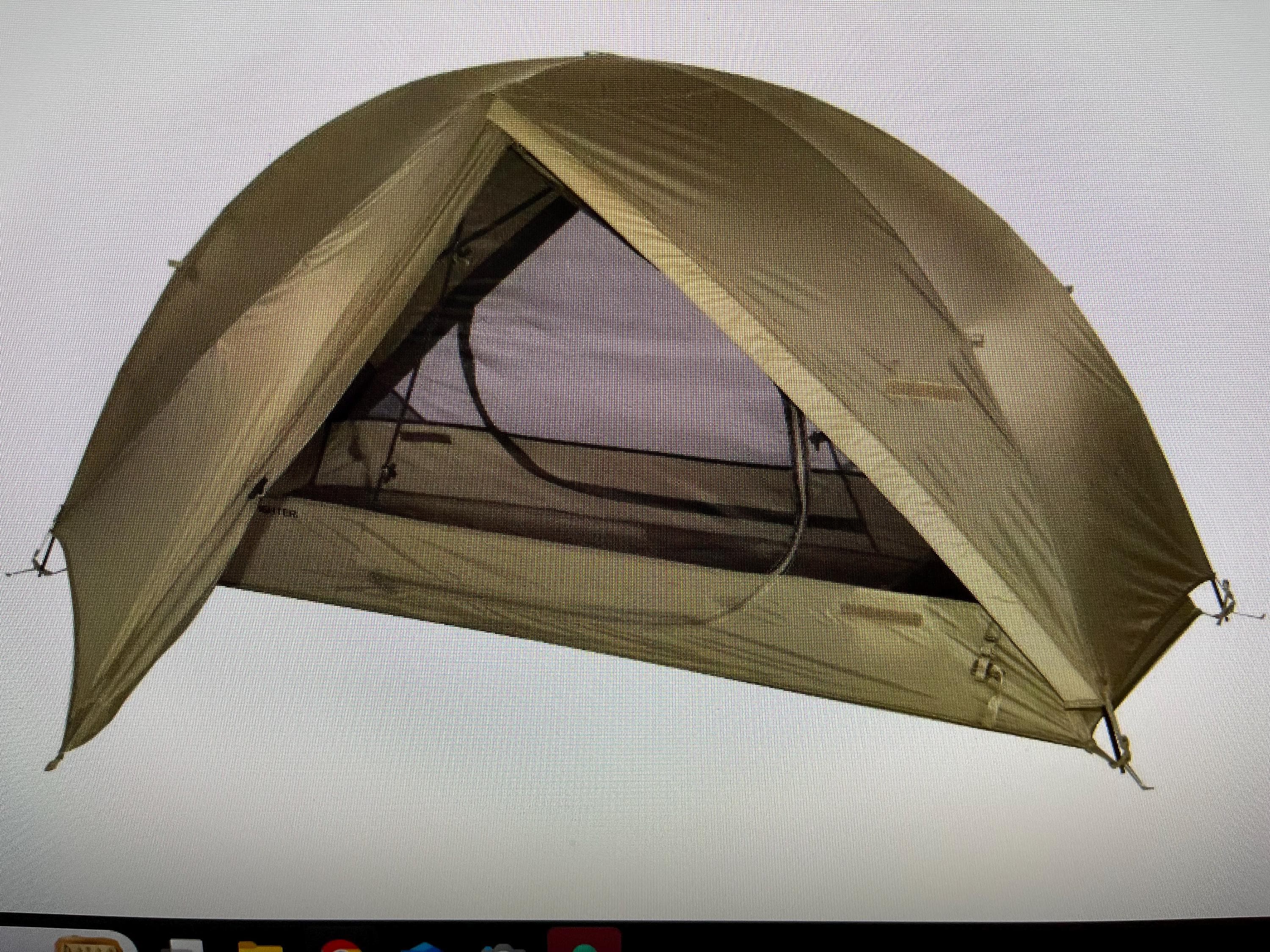 Litefighter 1 Combat Tent: Coyote 1-person US Military Cold