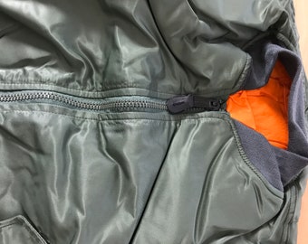 USAF MA-1 Green Vintage Flight Jacket by Greenbrier Mnfg New USAF MA-1 Green Vintage Flight Jacket by Greenbrier Mnfg New