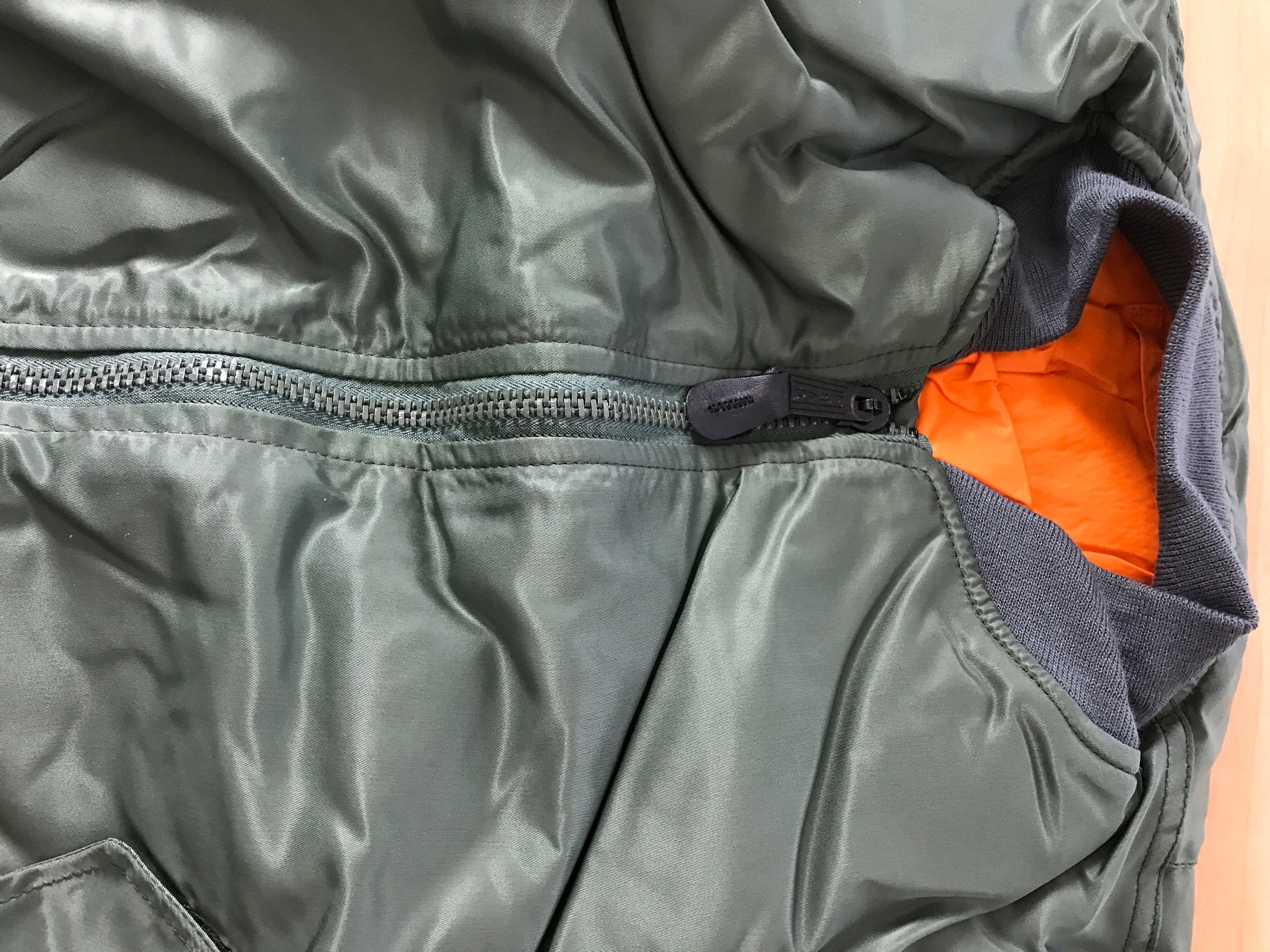 USAF MA-1 Green Vintage Flight Jacket by Greenbrier Mnfg New USAF MA-1 Green Vintage Flight Jacket by Greenbrier Mnfg New