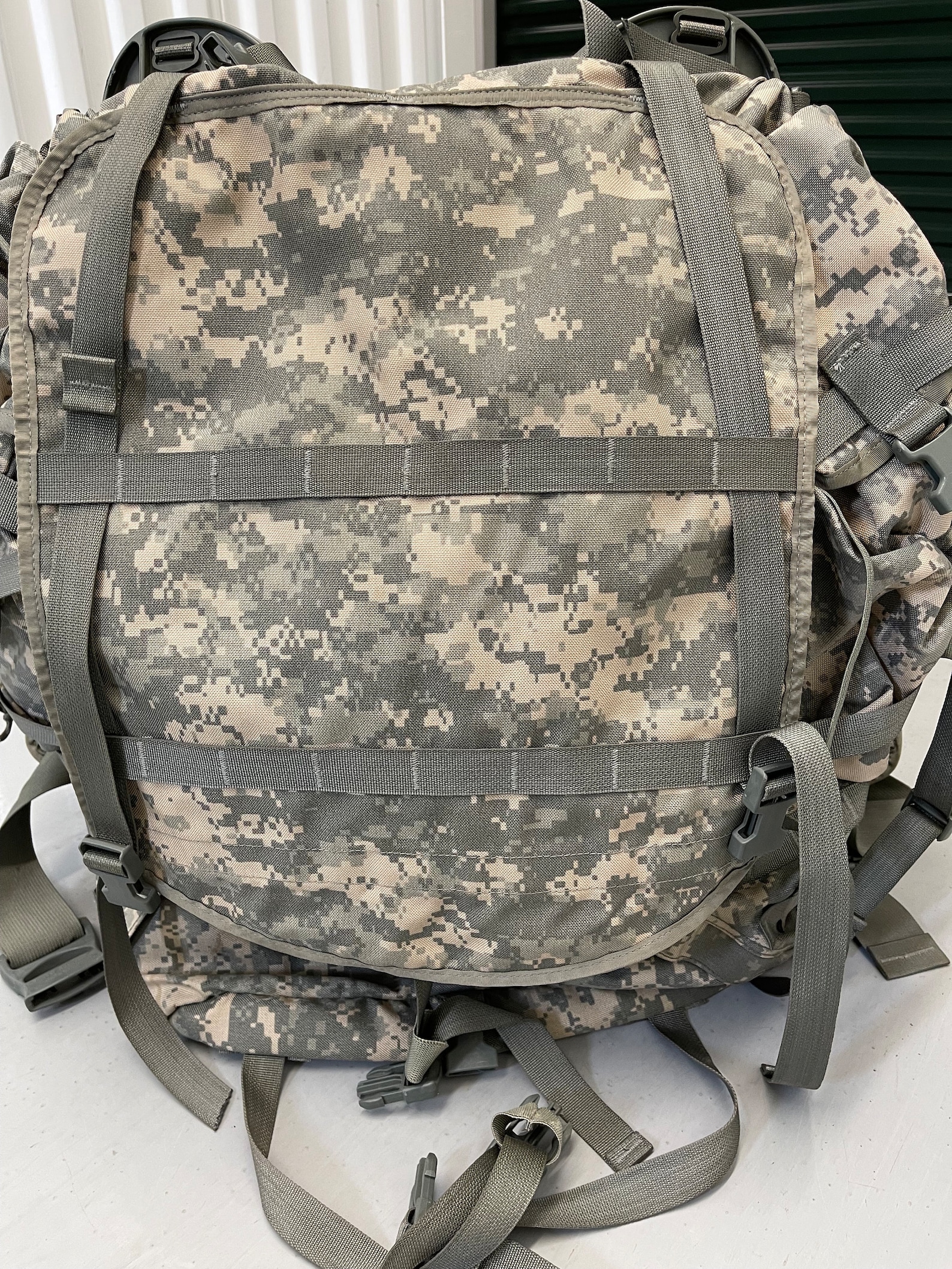 Us Ruck Pack US Military Genuine Issue ACU Digital Mollee II Large Ruck Sack With ...