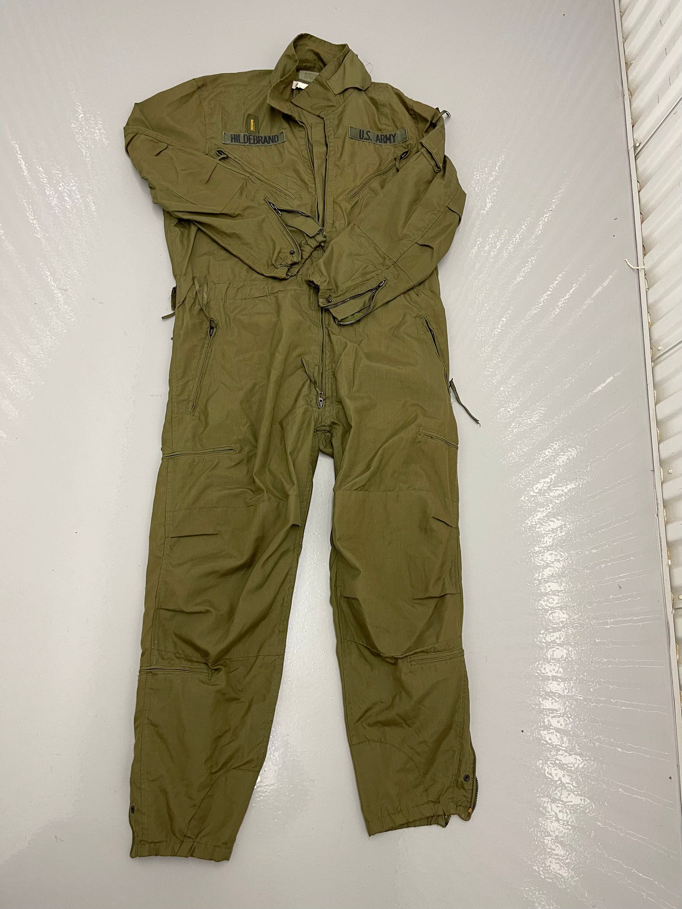 【USA-vintage】us-army tankers cvc-overall Genuine US Military Vintage CVC Tankers Coverall Aramid / Fire