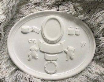 Birth plate / birth board to paint yourself