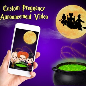 Sanderson Sister Inspired Video Pregnancy Announcement