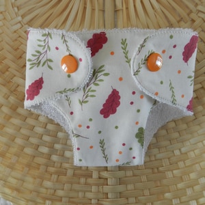 36 cm doll clothes, washable cotton diaper and sponge