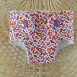 36 cm doll clothes, washable cotton diaper and sponge