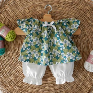 36 cm Puppenkleidung, Baumwollhose und Tunika