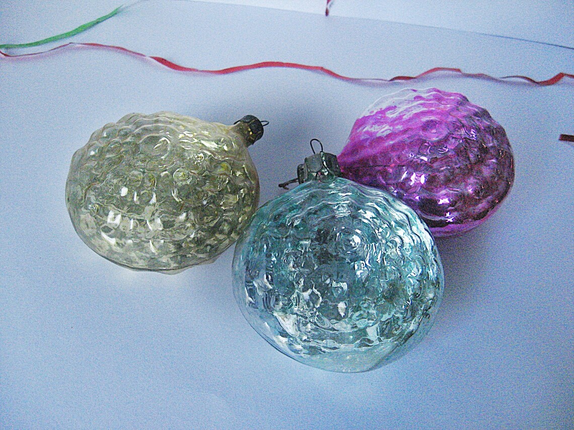 Glass Disk Ornaments Glass Tree Ornament Flat Ornaments Etsy