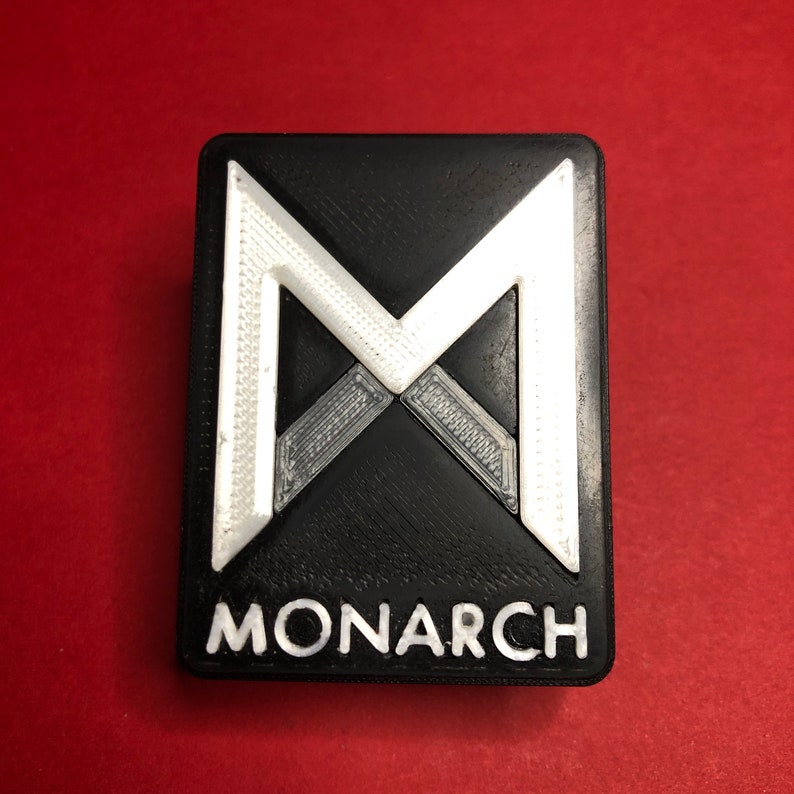 3D Printed 'monsterverse' Monarch Logo Badge - Etsy