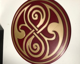 Doctor Who Seal of Rassilon Wall Plaque (3D Printed)
