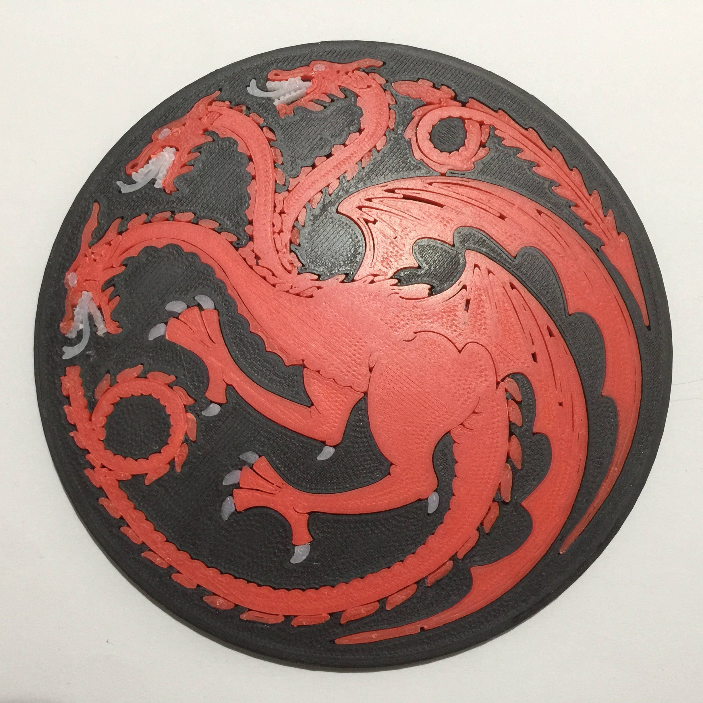 Game of Thrones inspired Flexible Rubber Coaster House Stark 3D Printed Coaster
