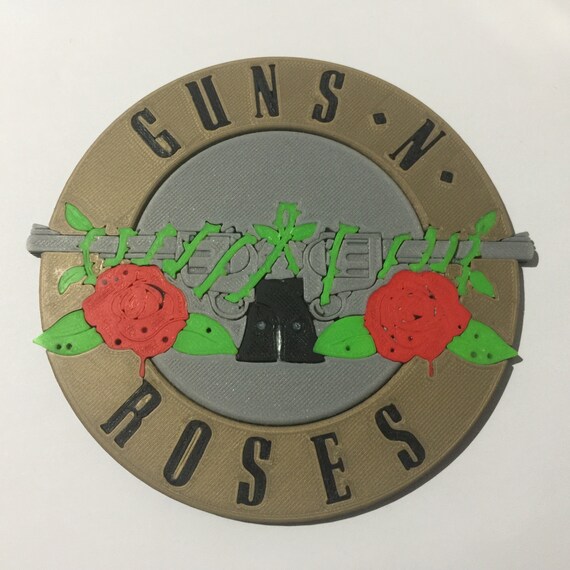 3d Gedruckte Guns N Roses Logo Untersetzer