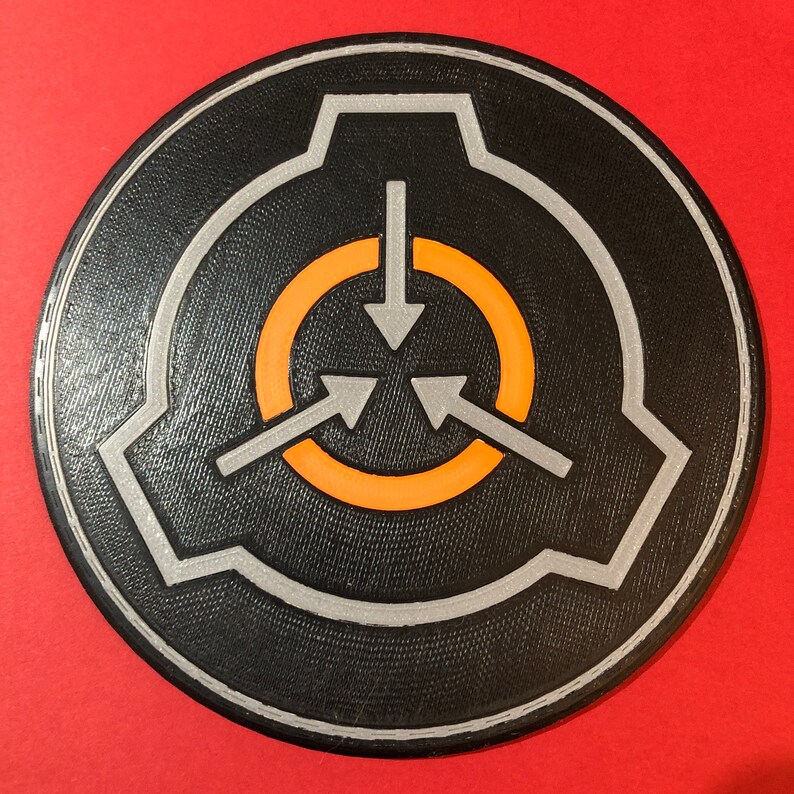 3D Printed SCP Foundation Logo Coaster image 0