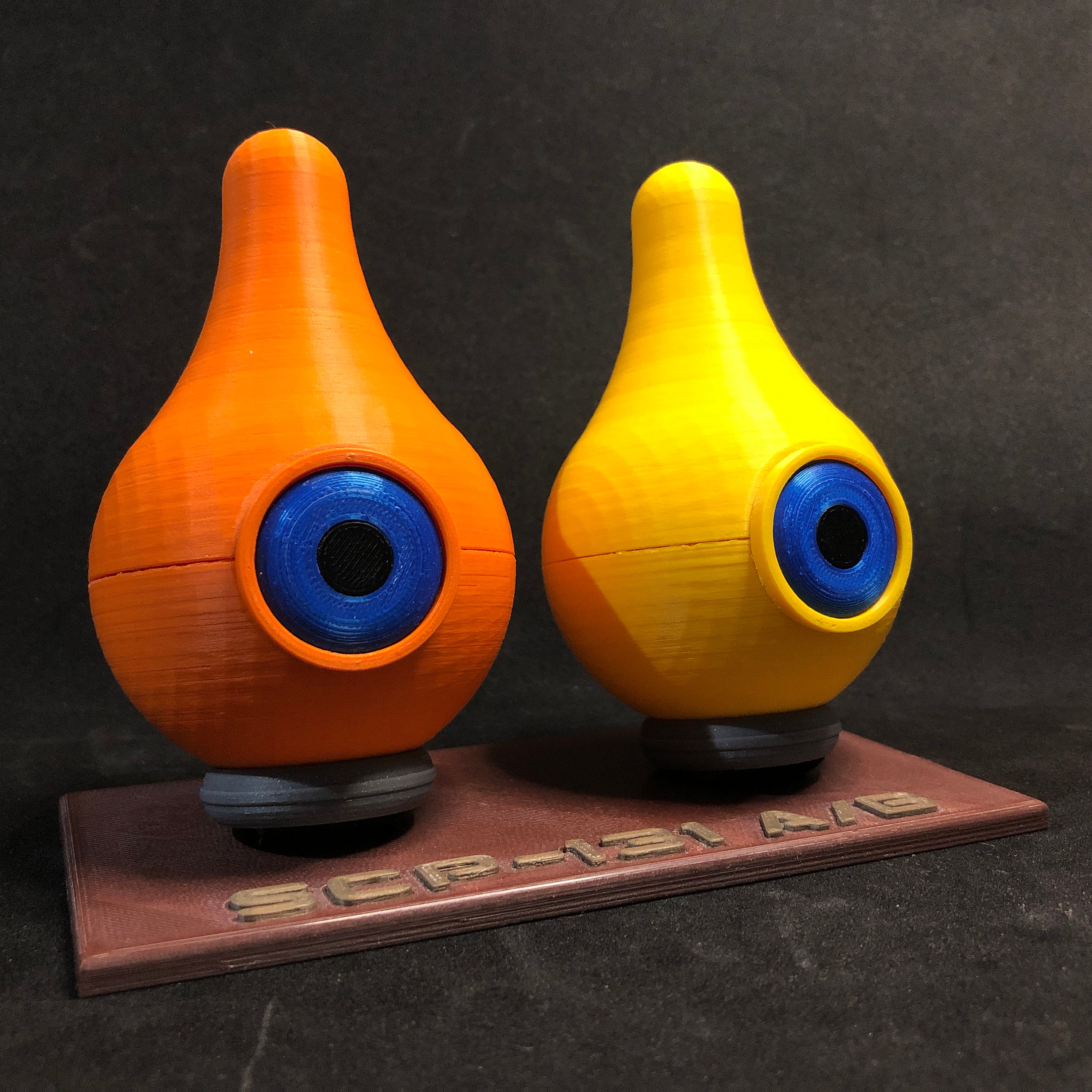The Eye Pods Scp 131 A B Gift Boxes 3d Printed Etsy