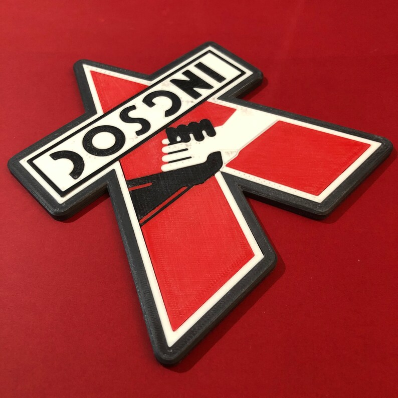 3D Printed 1984 INGSOC Logo Coaster | Etsy