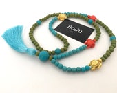 Kids Mala Beads - Boys Mala Beads - Kids Yoga Beads - kids meditation - Kids Tassel Beads - Kids Mala - Kids beads - Kids Mala necklace
