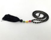 Rasta Mala Beads, Mala Bead Necklace, Reggae Jewellery, Meditation Beads, 108 Mala Beads, Rasta Beads, Rasta Jewelry, Yoga Beads, Mala Beads