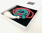 Mala Necklace - Mala Beads - 108 Mala Beads - Long Mala necklace - Mala Bead Necklace - Mala - Yoga gift - Tassel Mala - Yoga Beads