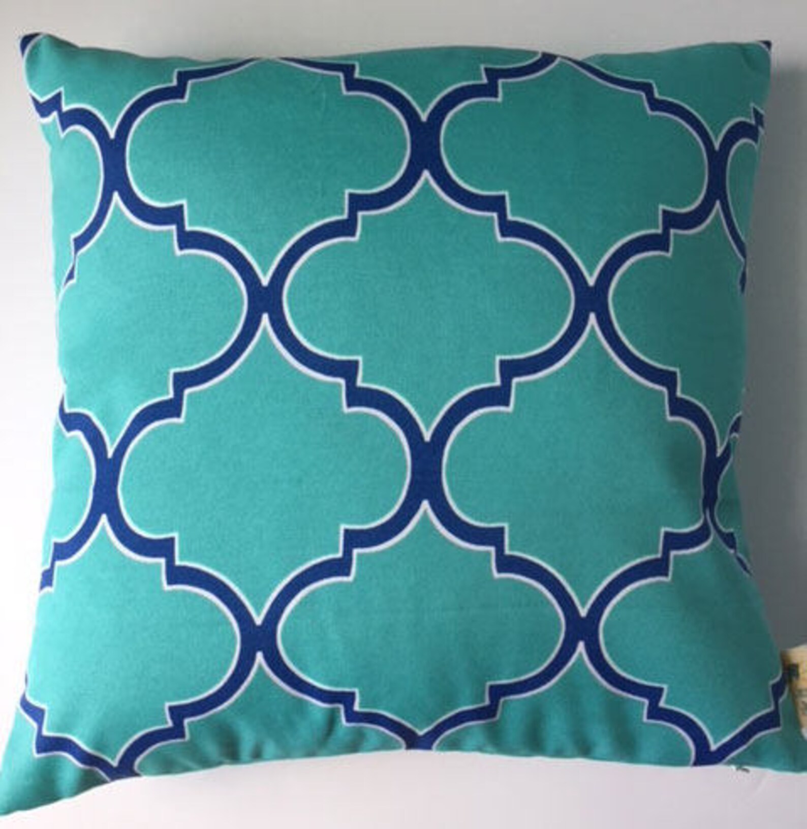 Blue Outdoor Pillow Blue Outdoors Pillow Patio Pillow Aqua Etsy