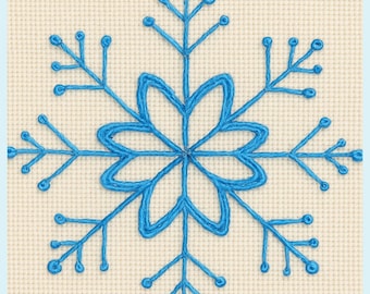Hand Embroidery Patterns 4 unique designs. PDF.Holiday embroidery,Christmas Embroidery,Winter embroidery,Snowflake embroidery designs