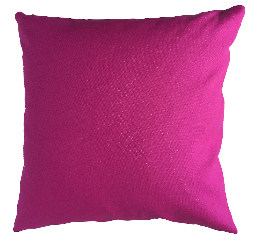 Cover Only, Hot Pink Pillow, Bright Orange Pillow Covers, Hot Pink