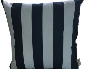 Navy stripe pillow, navy striped pillow, navy white pillow, Striped Pillows, blue stripe pillow,navy stripe,pillows on sale,bold stripes