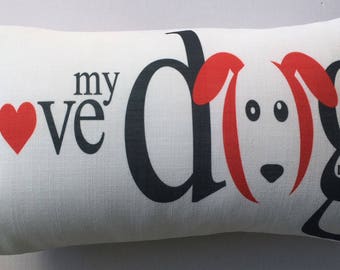 cute dog pillow,dog accent pillow,dog lover pillow,dog wife gift,dog lover gift idea,dog boyfriend gift,dog themed decor,dog husband gift