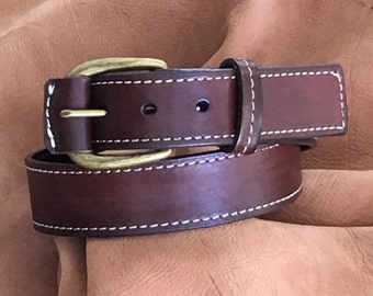 Cowhide belt | Etsy