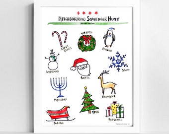 Holiday Scavenger Hunt | Printable Christmas Activity