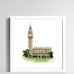 Mini stampe artistiche di Londra
