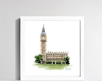 Mini-impressions d'art de Londres