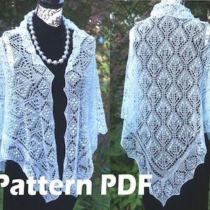 Princess Astrid II Shawl Estonian Lace Shawl Pattern Lace Knitting PATTERN PDF, Knitted Shawl Tutorial, Lace Shawl Pattern, Instant download