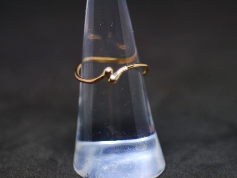 Gold duality ring 9ct womens ring