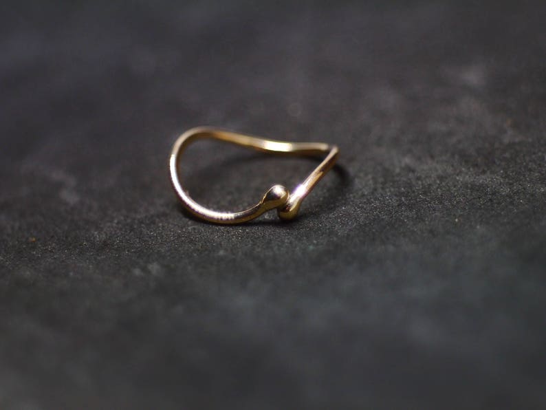 Gold duality ring 9ct womens ring