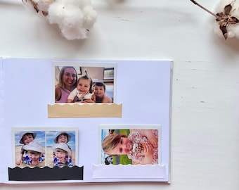 Bolsillos para fotos, pegatinas para fotos, autoadhesivos para fotos, pegatinas Polaroid para libros de visitas de boda, pegatinas para fotos, adhesivos para fotos