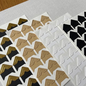 Photo Corners | Adhesive Corner Stickers | Gold