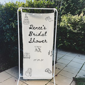 Fabric Wedding Sign / Personalised Cotton Sign /Fabric Sign with Eyelets/Engagement/ Linen Welcome Sign/Linen Sign/Baby Shower/Bridal Shower