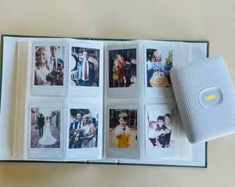 Linen Polaroid Album Personalised Photo Book Album Fits Instax Mini Polaroids Wedding Album Family Memories Wedding Gift Polaroid Guestbook