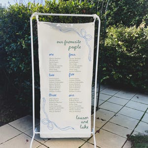 Fabric Wedding Sign / Personalised Cotton Sign /Fabric Sign with Eyelets/Engagement/ Linen Welcome Sign/Linen Sign/Baby Shower/Bridal Shower