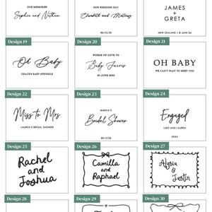 Linen Guest Book / Wedding Guest Book / Personalised Guest Book / Wedding Photo Book / Polaroid Guest Book / Photobooth Guest Book image 6