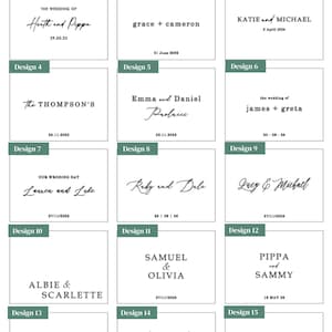 Linen Guest Book / Wedding Guest Book / Personalised Guest Book / Wedding Photo Book / Polaroid Guest Book / Photobooth Guest Book image 5