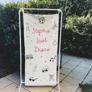 Fabric Wedding Sign / Personalised Cotton Sign /Fabric Sign with Eyelets/Engagement/ Linen Welcome Sign/Linen Sign/Baby Shower/Bridal Shower