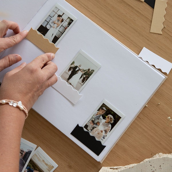 Photo Pockets / Photo Pocket Stickers / Photo Self-Adhesive / Wedding Guestbook Polaroid Stickers / Photo Stickers / Photo Adhesives