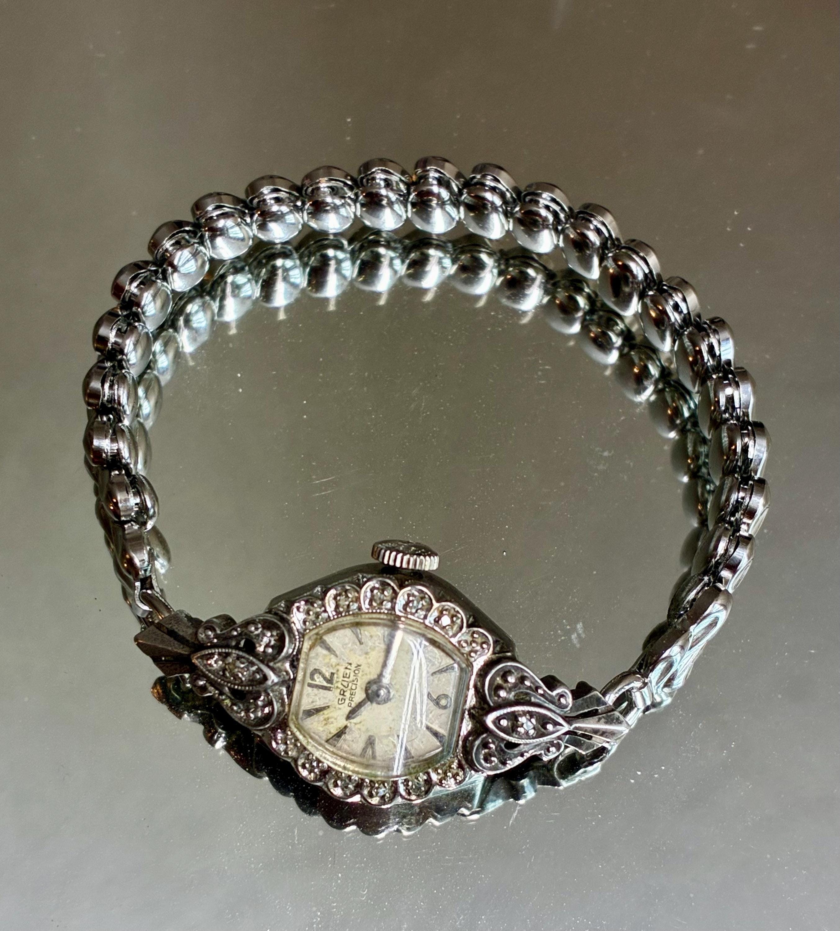 Swiss Diamond Watch - Etsy