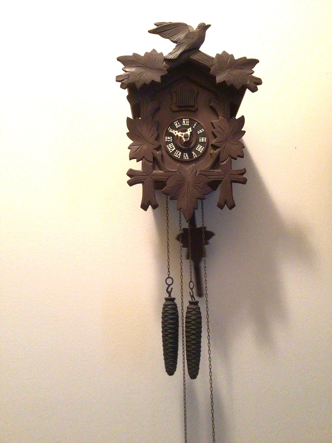Antique German Cuckoo Clock Circa 1950s Etsy