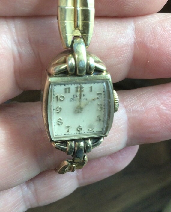 1940s Gold Elgin Ladies Watch, 17 Jewels - image 3