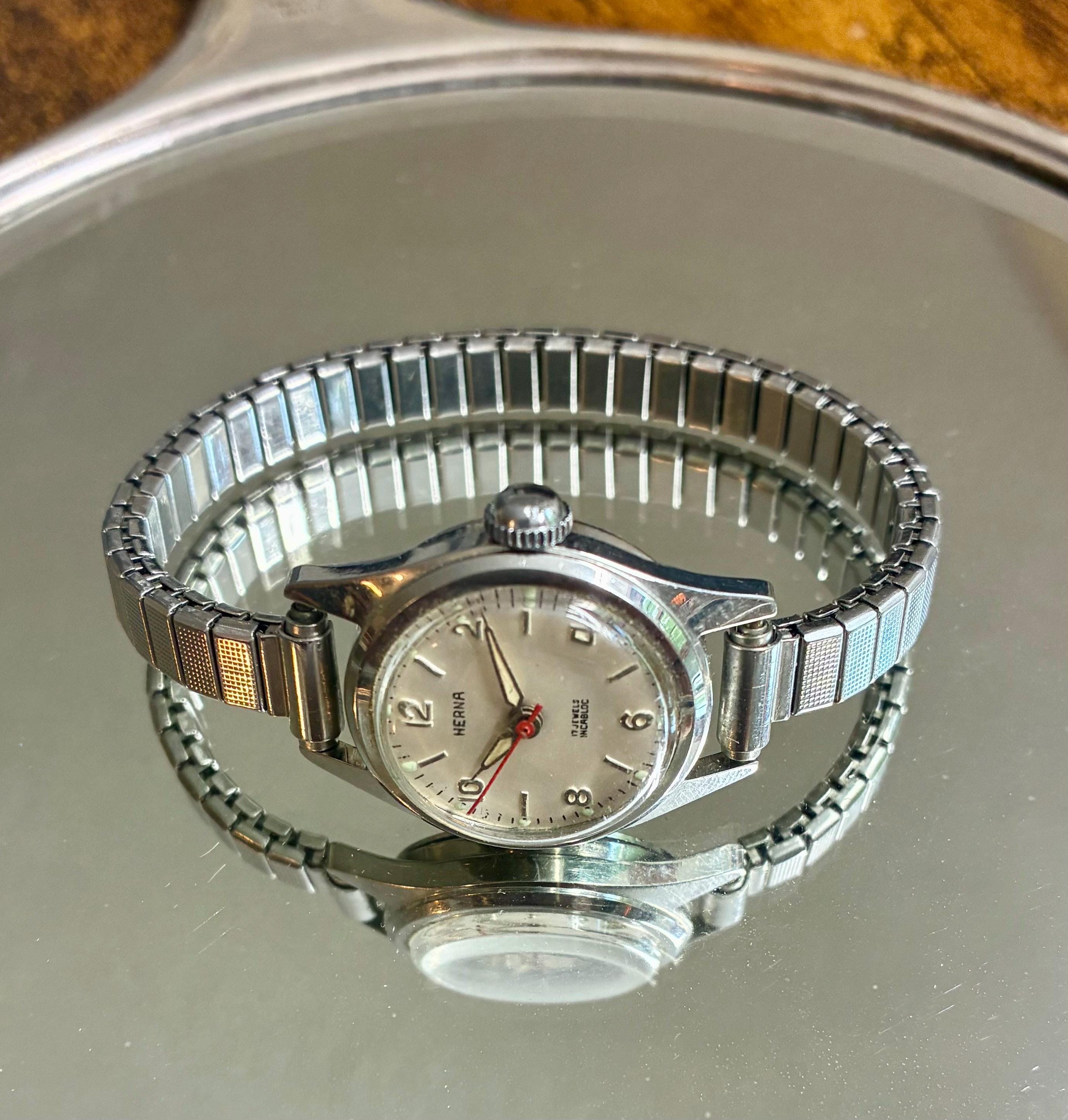 jewel 0103です 17 jewel watch swiss - Etsy Polska