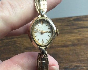 Vintage Caravelle/Bulova Ladies Gold Watch, 17 Jewels