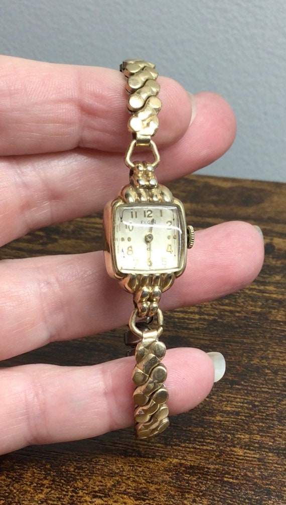 1951 Elgin 10KRGP Ladies Gold Watch, 17 Jewels