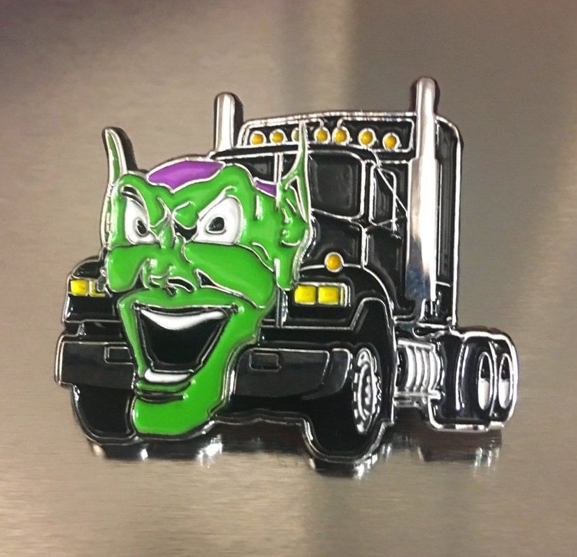 The Original Maximum Overdrive Pin Etsy